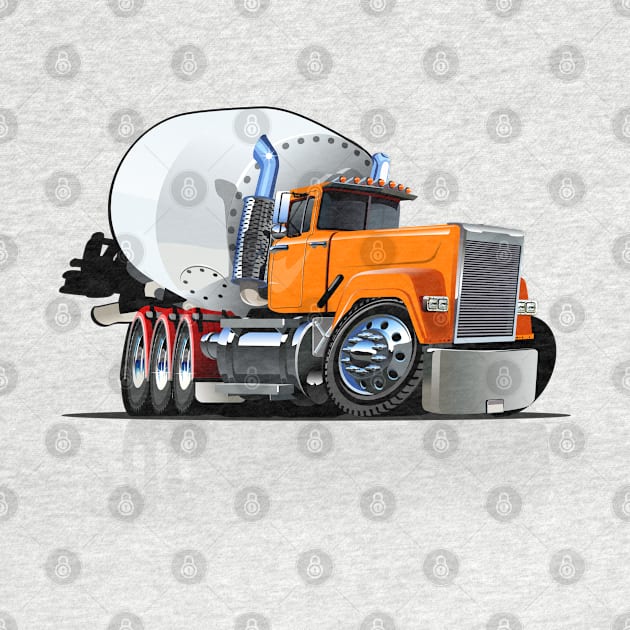 Cartoon Mixer Truck by Mechanik